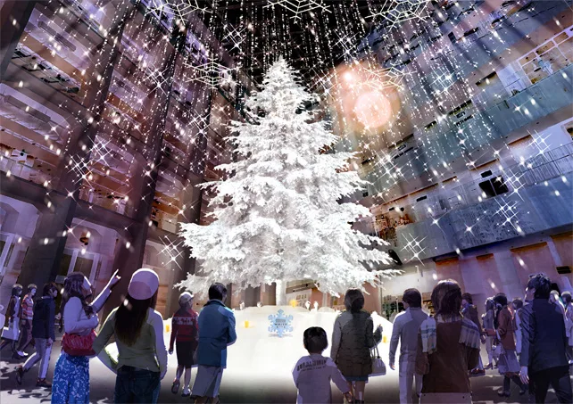 KITTE 丸之內雪白聖誕樹