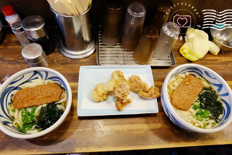 本鄉三丁目こくわがた站著吃讚岐烏龍麵