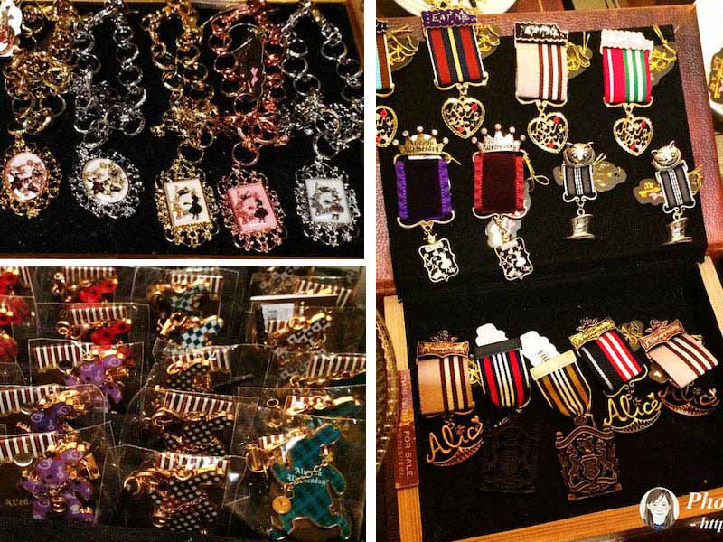 東京原宿愛麗絲夢遊主題店「星期三的愛麗絲」(水曜日のアリス)販售商品