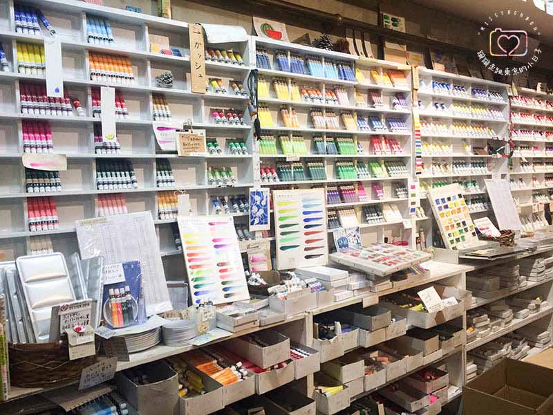 銀座百年畫材老店「月光莊」經典水彩顏料