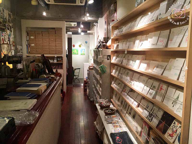 銀座百年畫材老店「月光莊」地下一樓空間