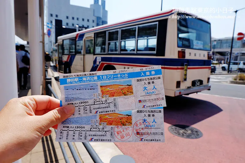 前往國營常陸海濱公園的交通票
