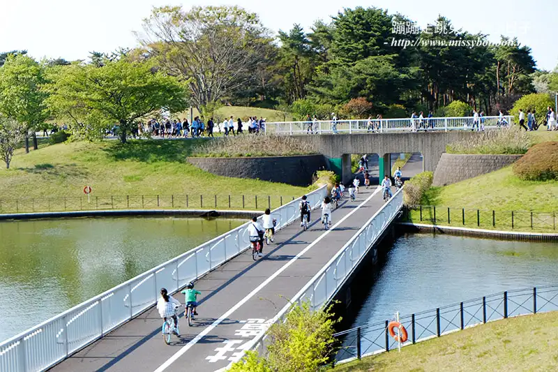 日本茨城縣國營常陸海濱公園的園區設施