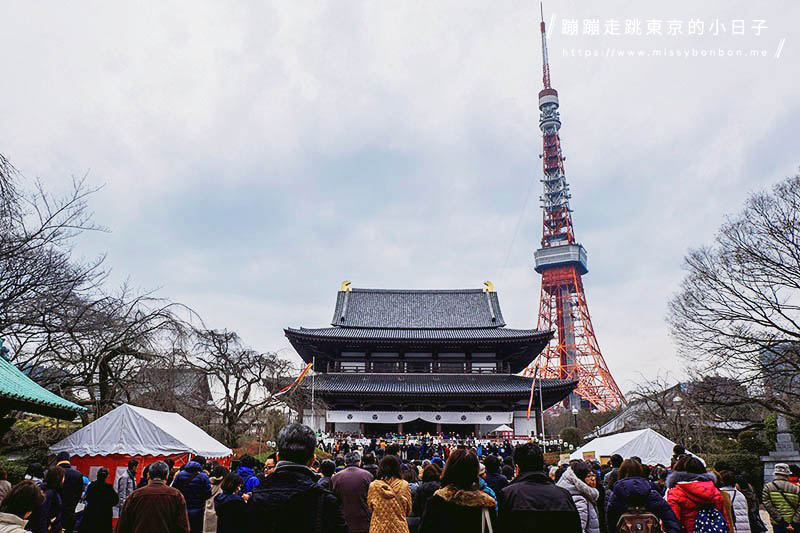 春の風物詩：增上寺・二月・撒豆驅鬼招福的節分之日
