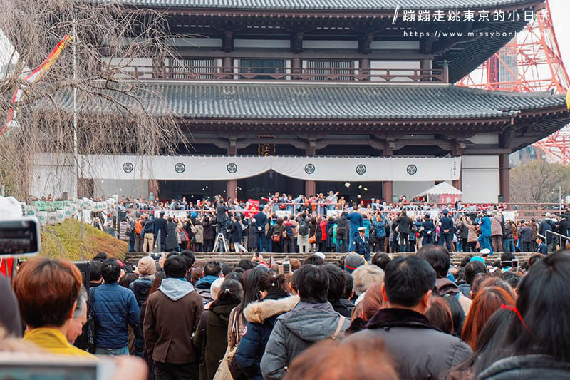 春の風物詩：增上寺・二月・撒豆驅鬼招福的節分之日
