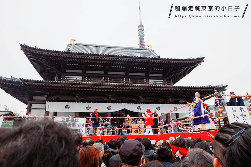 春の風物詩：增上寺・二月・撒豆驅鬼招福的節分之日