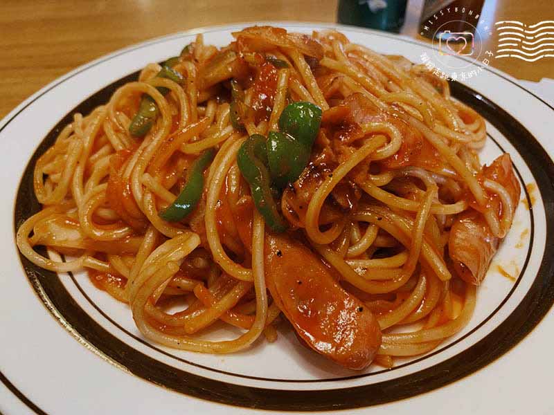 東京・咖啡館的美好時光 - 板橋大山商店街內的老式咖啡館 - 喫茶店 ピノキオ(PINOKIO)厚燒熱鬆餅與日式拿坡里義大利麵