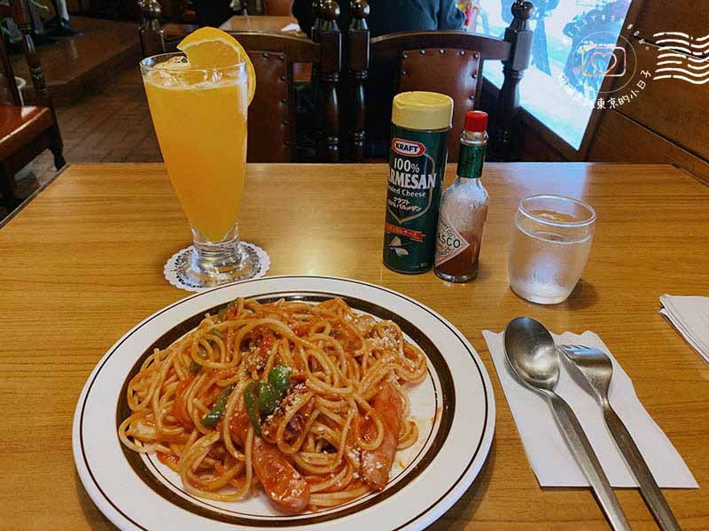 東京・咖啡館的美好時光 - 板橋大山商店街內的老式咖啡館 - 喫茶店 ピノキオ(PINOKIO)厚燒熱鬆餅與日式拿坡里義大利麵