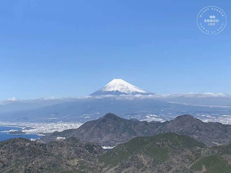靜岡伊豆全景公園碧露台與富士山