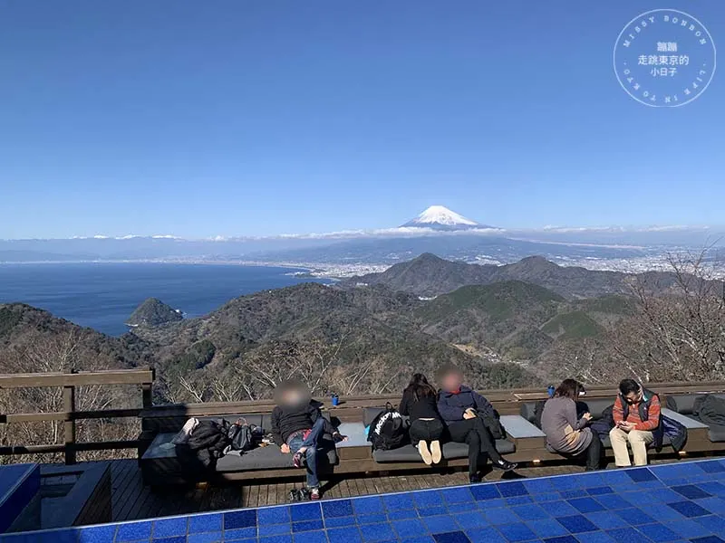 靜岡伊豆全景公園碧露台與富士山