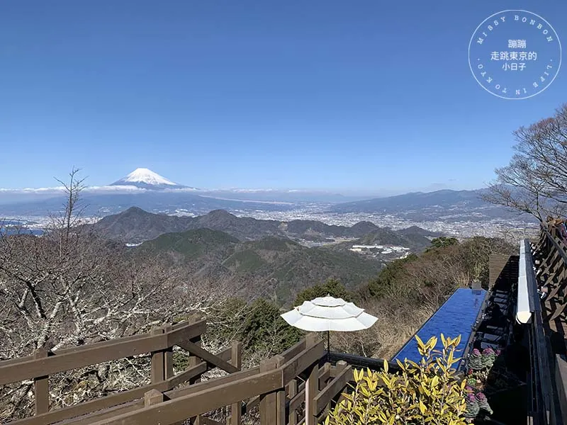 靜岡伊豆全景公園碧露台與富士山