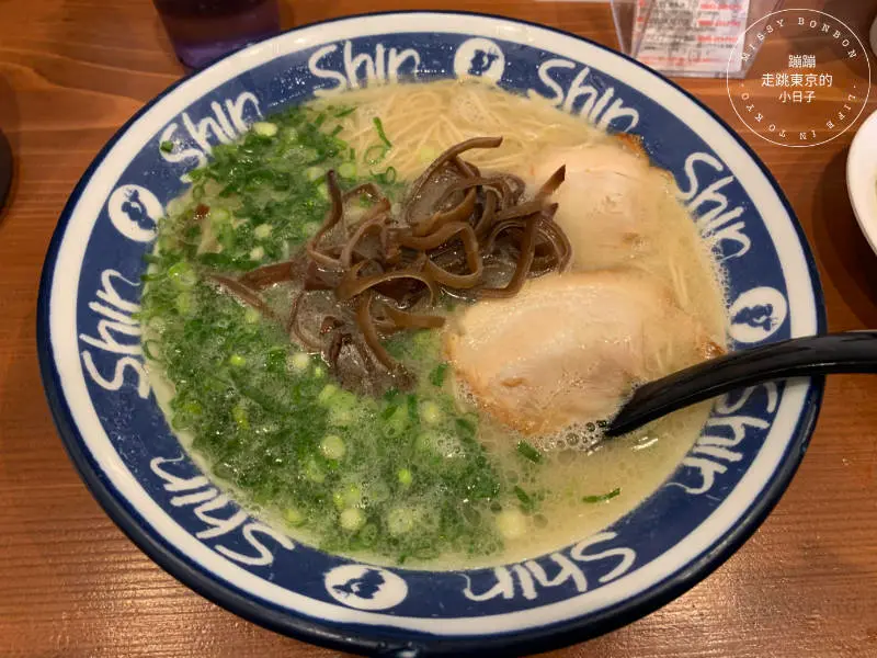 博多純情拉麵Shinshin天神本站的招牌拉麵