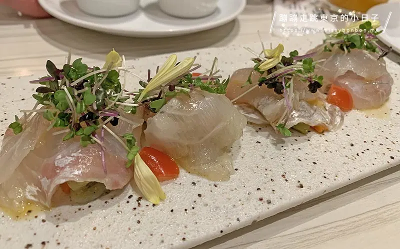 日本東京橫濱俺のフレンチ法式餐廳前菜