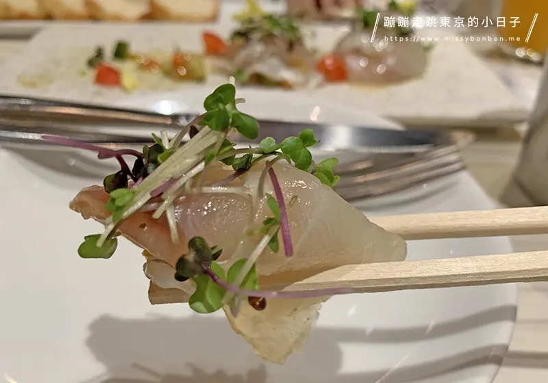 日本東京橫濱俺のフレンチ法式餐廳前菜