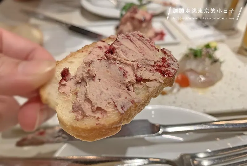 日本東京橫濱俺のフレンチ法式餐廳前菜