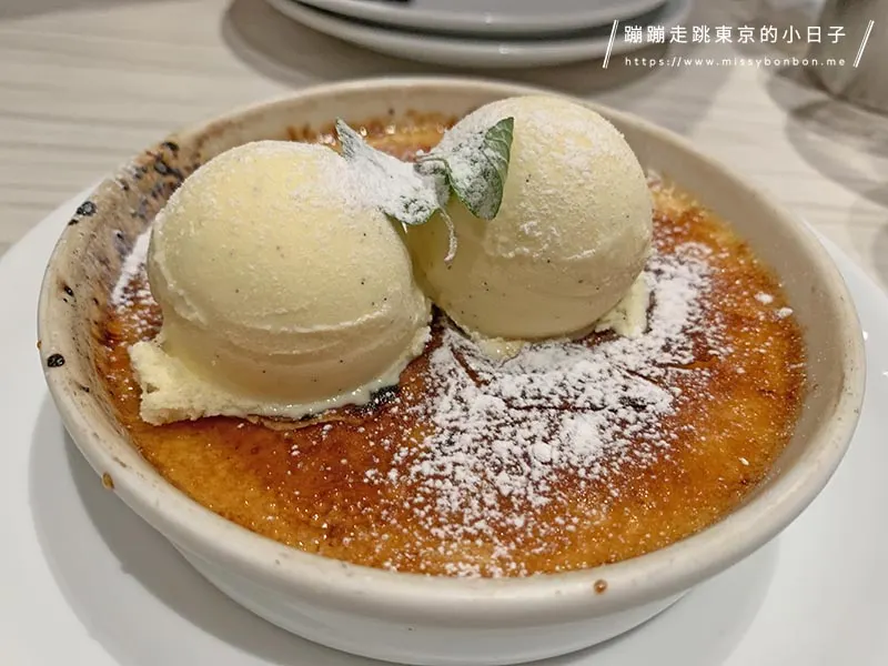 日本東京橫濱俺のフレンチ法式餐廳甜點-烤布蕾