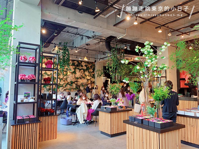 表參道Nicolai Bergmann NOMU Aoyama花藝咖啡館店內環境