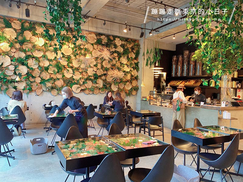 表參道Nicolai Bergmann NOMU Aoyama花藝咖啡館店內環境