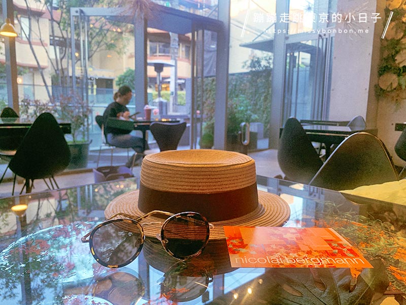 表參道Nicolai Bergmann NOMU Aoyama花藝咖啡館店內環境