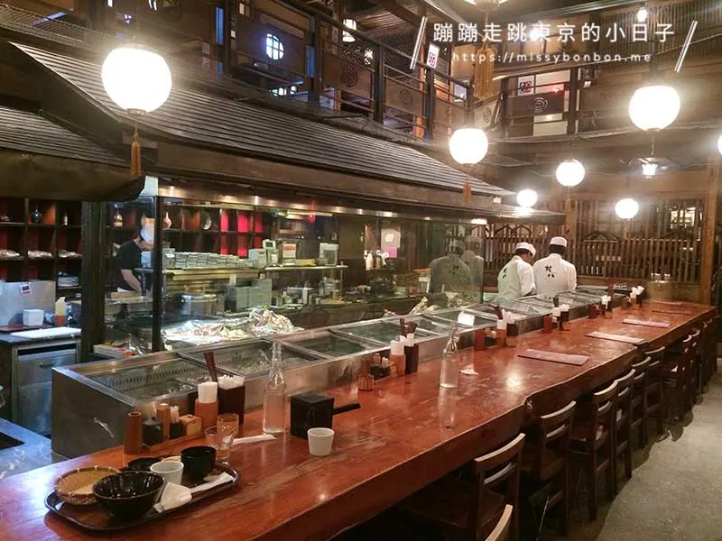 東京西麻布居酒屋「權八 Gonpachi」店內環境