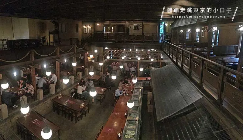 東京西麻布居酒屋「權八 Gonpachi」店內環境