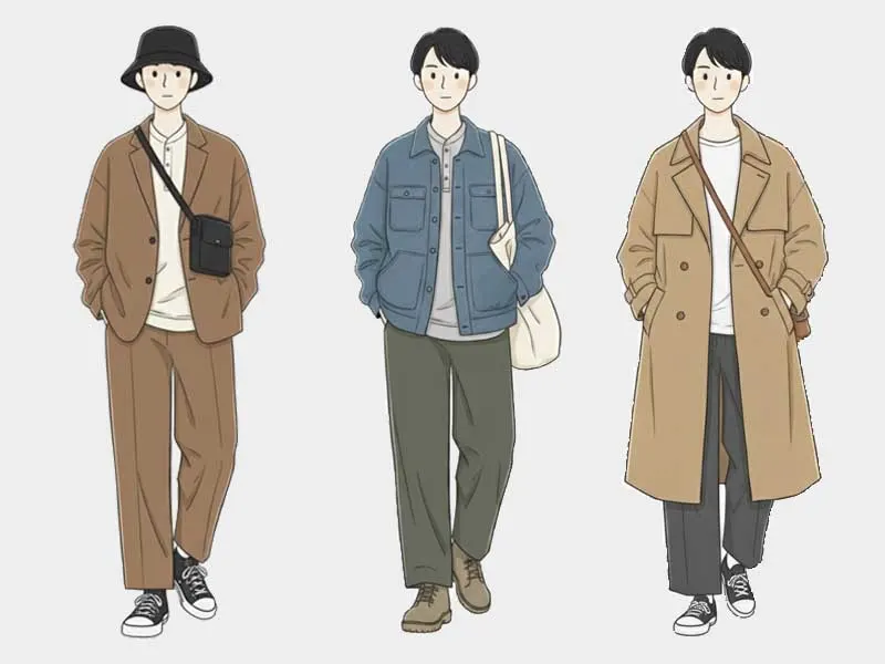 東京旅遊 - 初秋穿搭-男性