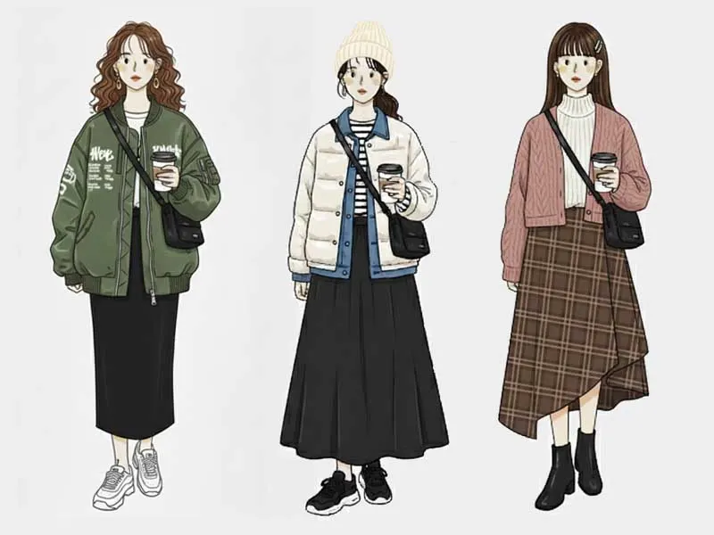 東京旅遊 - 秋季中旬穿搭-女性