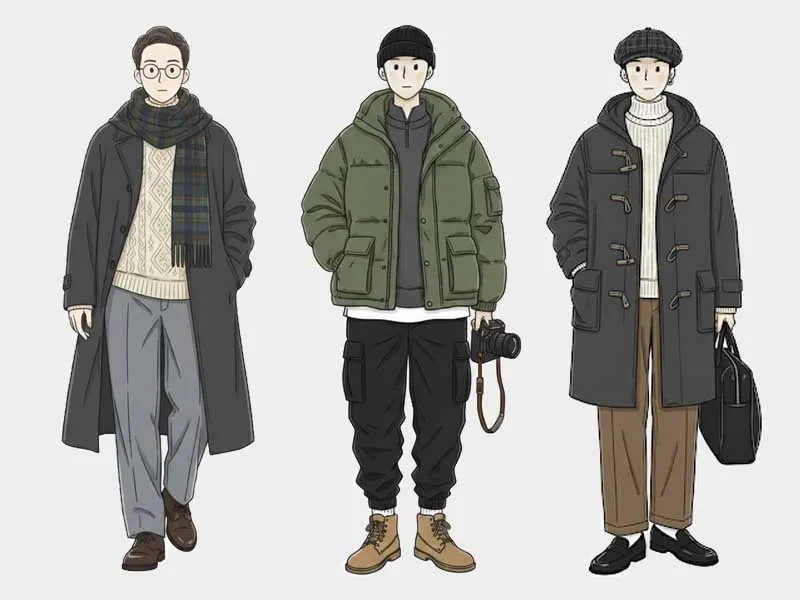 東京旅遊 - 深秋穿搭-男性