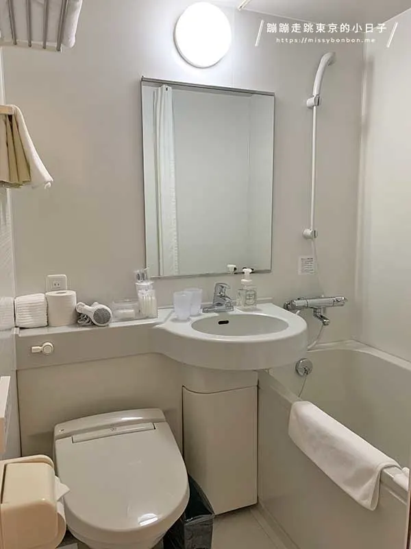 【岩手住宿】Hotel Folkloro Sanrikukamaishi (Folkloro三陸釜石飯店) 房間內浴廁