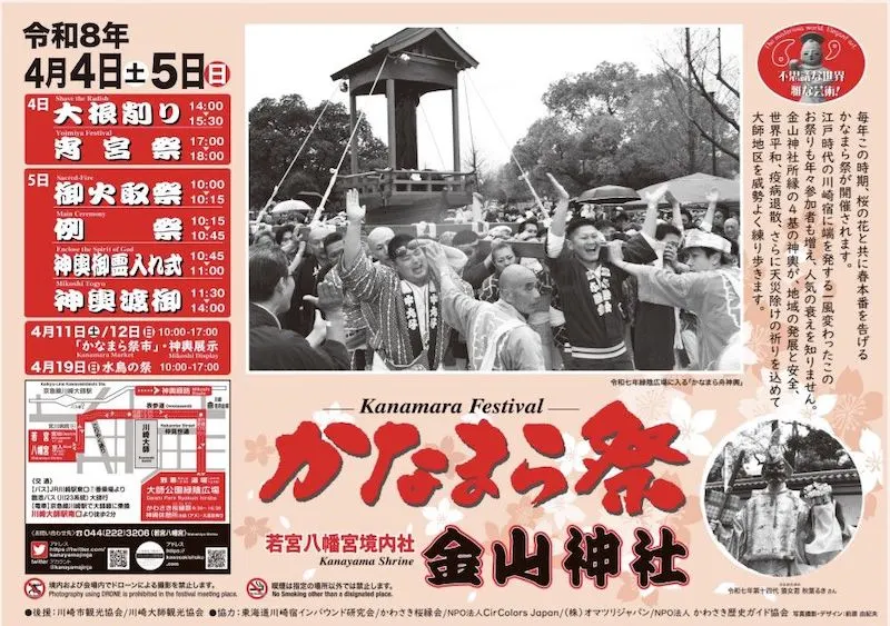 川崎「かなまら祭」(鐵男根奇祭)