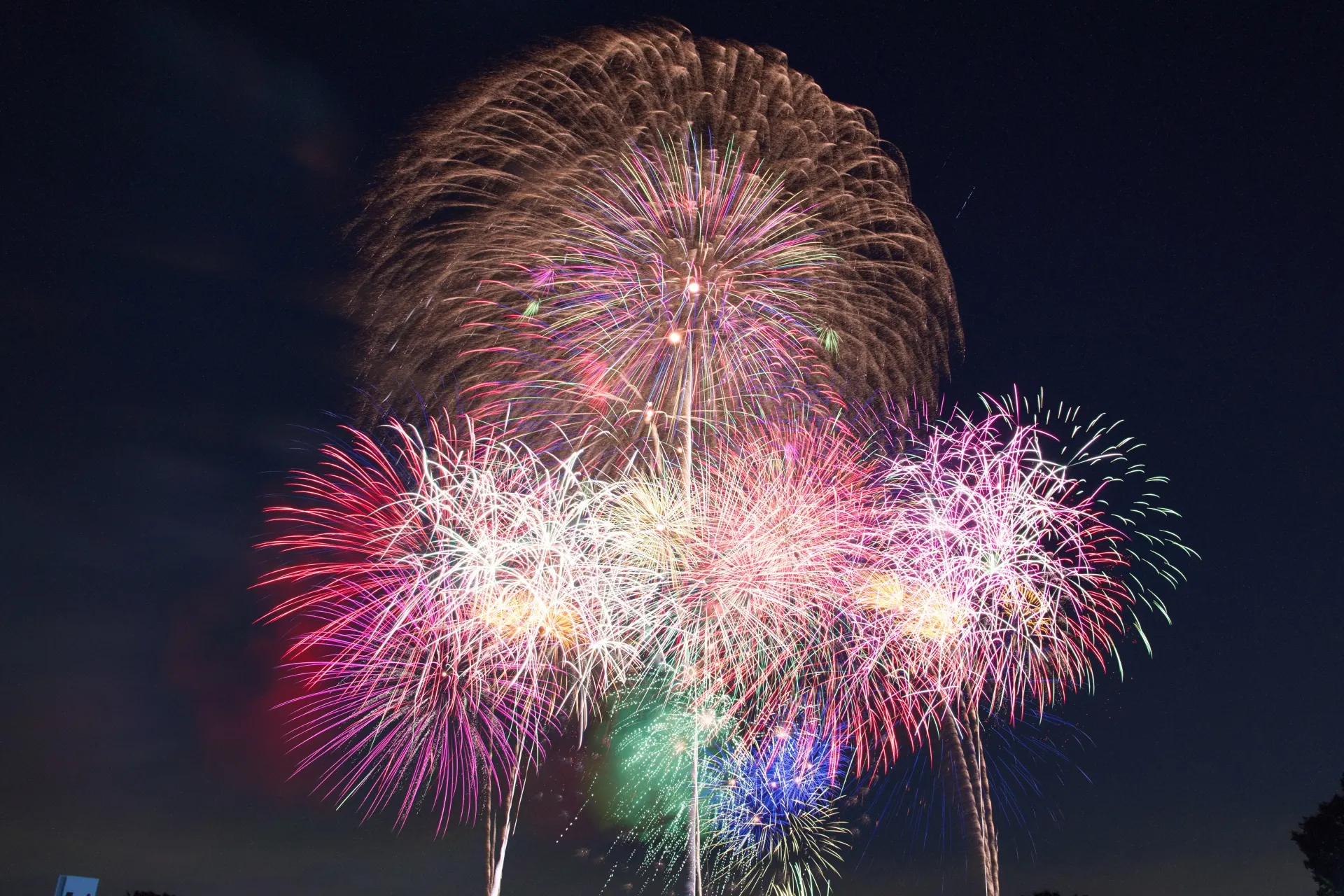 東京競馬場花火