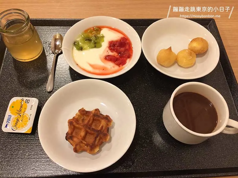 天然溫泉劍之湯 御宿野乃富山的豐盛早餐